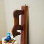 Vintage wall decoration wood brown 1970s 5