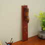 Vintage wall decoration wood brown 1970s 3