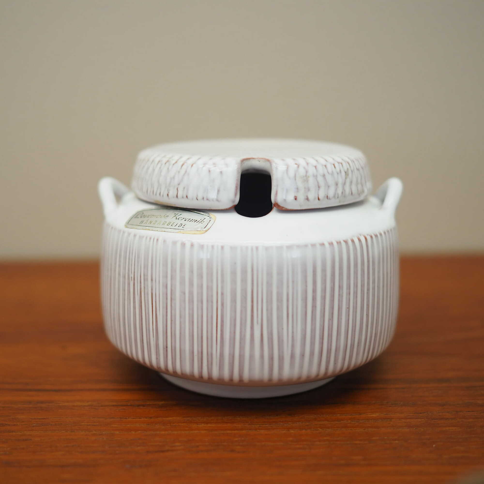 Vintage sugar bowl ceramic 1970s 1