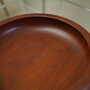 Piatto vintage in legno di teak marrone anni '60 6