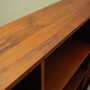Vintage Bookshelf Teak Wood Brown 1970s 7