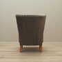 Vintage armchair beech wood velvet grey 1960s 6