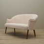 Vintage Sofa Fabric Wood Cream 1970s 3
