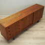 Vintage Sideboard Teakholz Braun 1970er Jahre 7