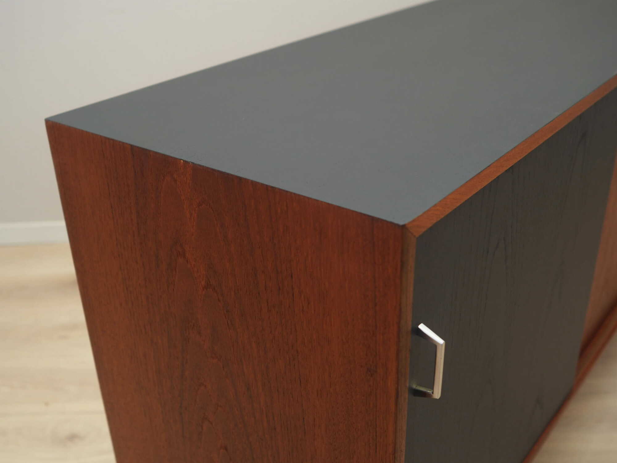 Vintage dresser teak brown 1960s 8