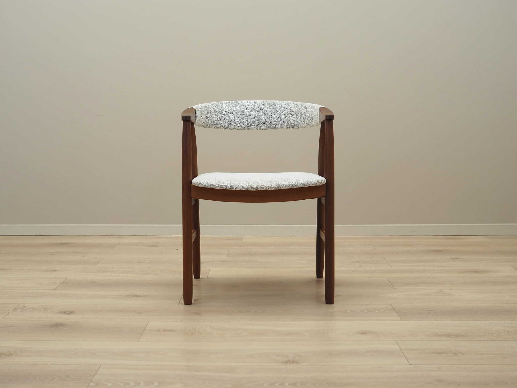 Vintage Armchair Teak White 1970s 1