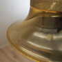 Pendant lamp glass metal gold 1960s 8