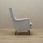 Vintage Armchair Wood Textile Grey 1960s 7