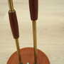 Vintage Ashtray Teak Wood Metal Brown 1970s 7