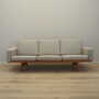 Vintage Sofa Ash wood Textile Grey 1960s 1