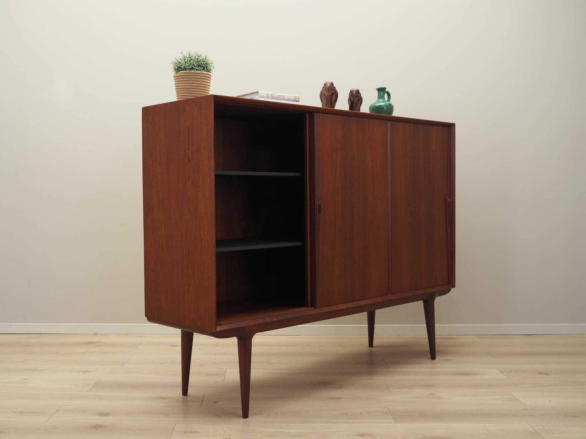 Vintage Sideboard Teak Brown 1970s 6
