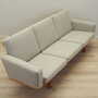 Vintage Sofa Ash wood Textile Grey 1960s 7