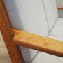 Divano in legno grigio anni '60 9
