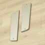 2x Mirror Wood Grey 1960s 2