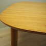 Vintage Dining Table Ash Wood Brown 1960s 9