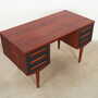 Vintage Desk Teak Wood Brown 1970s 5