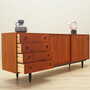 Vintage Sideboard legno di teak marrone anni '70 6