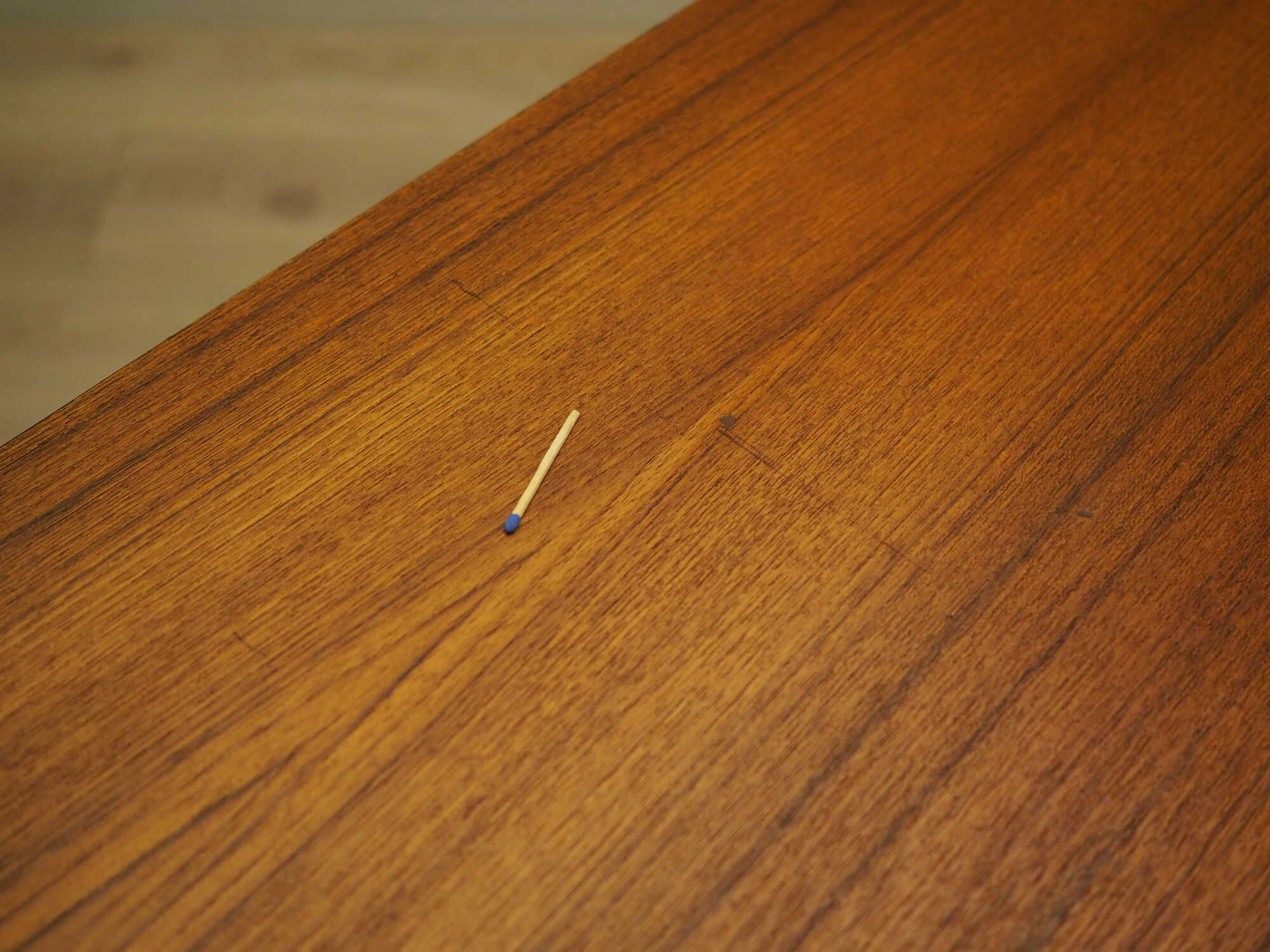 Vintage Sideboard Teak Wood Brown 1970s 9