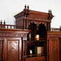 Vintage cabinet oak wood brown 5