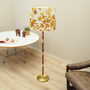 Floor lamp wood metal multicolor 1970s 3
