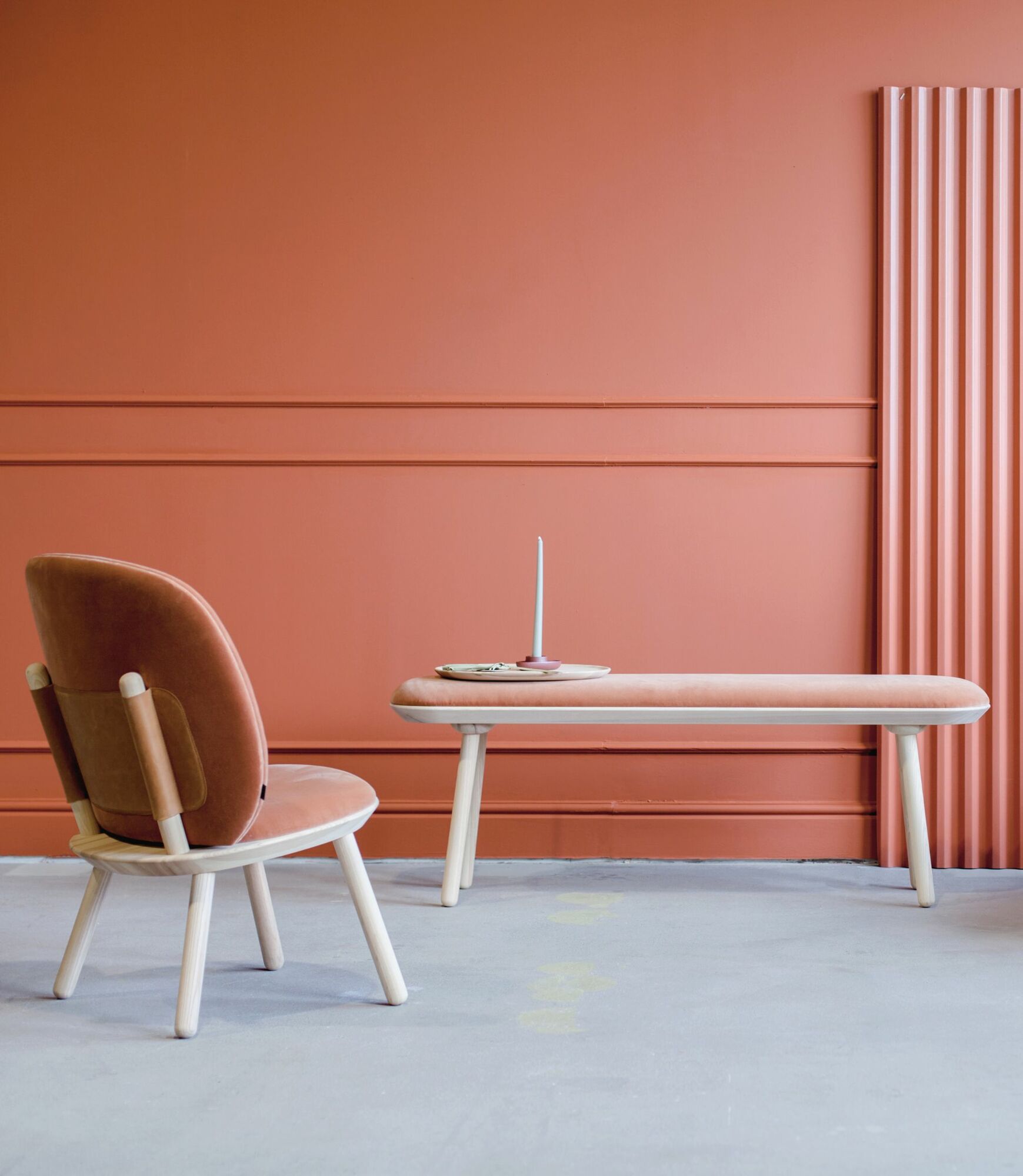 Naïve Bank Oak Velour Terracotta 4