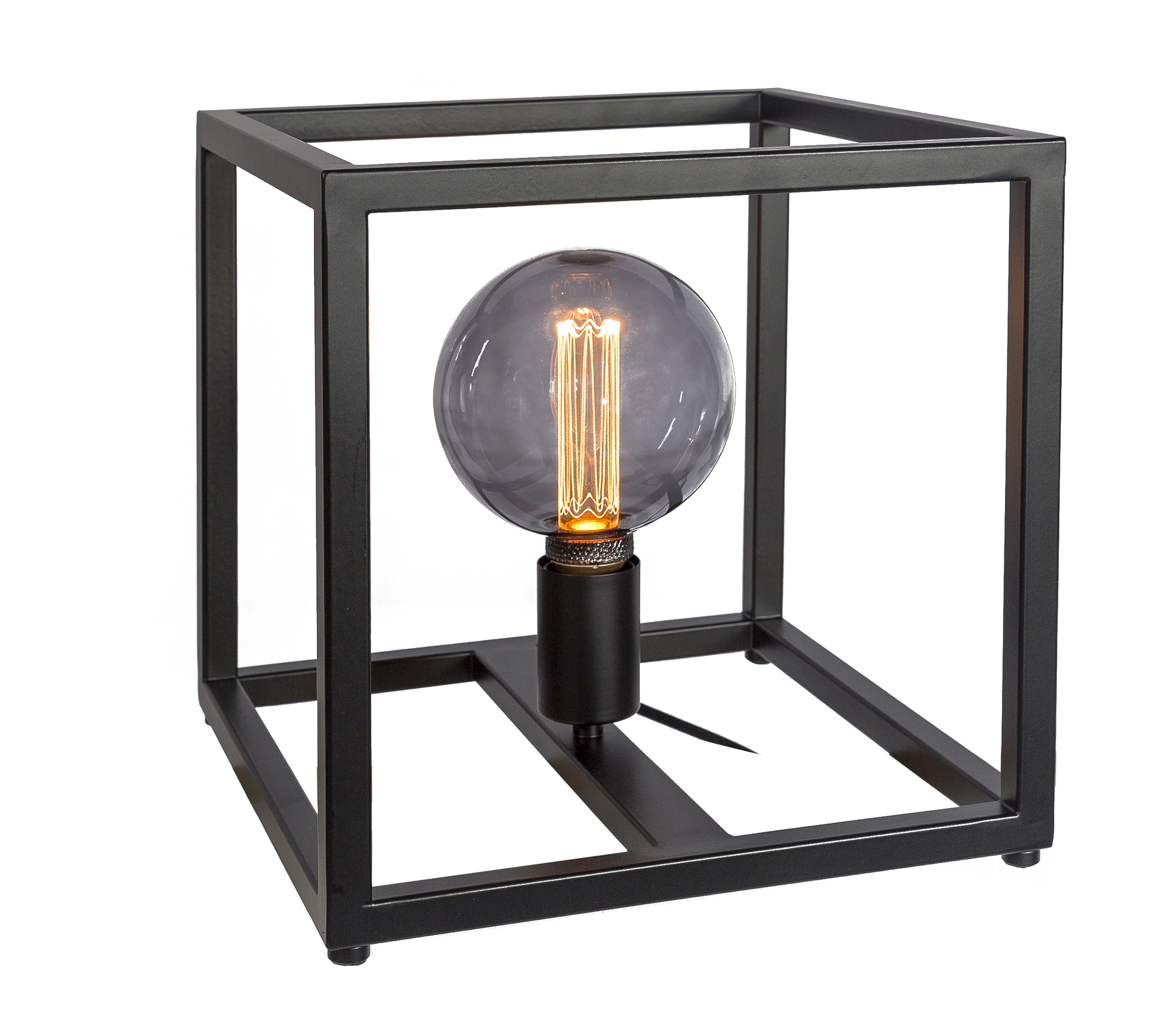 Table lamp steel black 3