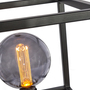 Lampada da tavolo acciaio nero 4