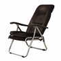 Vintage armchair velvet metal brown 1970s 0