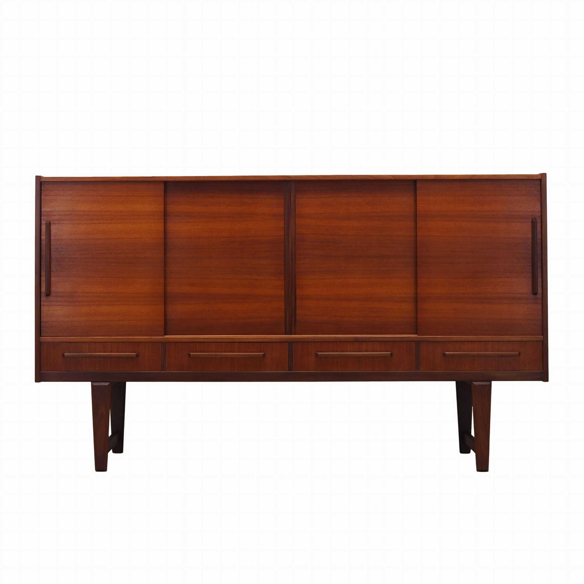 Vintage sideboard teak wood brown 1960s 0