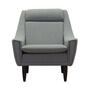 Armchair Textile Wood Grey 1970s 0