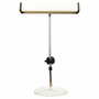 Vintage table lamp metal plastic white 1960s 0