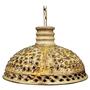 Vintage Pendant Lamp Ceramic Yellow 1960s 0