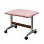 Vintage footstool Textile Wood Pink 1960s 0
