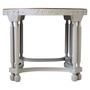 Vintage Coffee Table Wood Grey 1940s 0