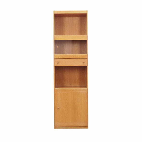 Vintage Bookshelf Wood Beige 1970s 0
