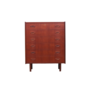 Cassettiera Vintage in Teak Marrone Anni '70 0