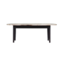 Vintage Coffee Table Wood Stone Multicolor 1970s 0