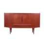 Vintage Sideboard Wood Brown 1960s 0