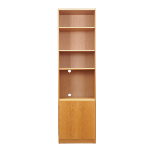 Vintage bookshelf, ash wood, brown, 1960s 0