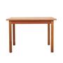 Vintage Coffee Table Teak Wood Brown 1970s 0