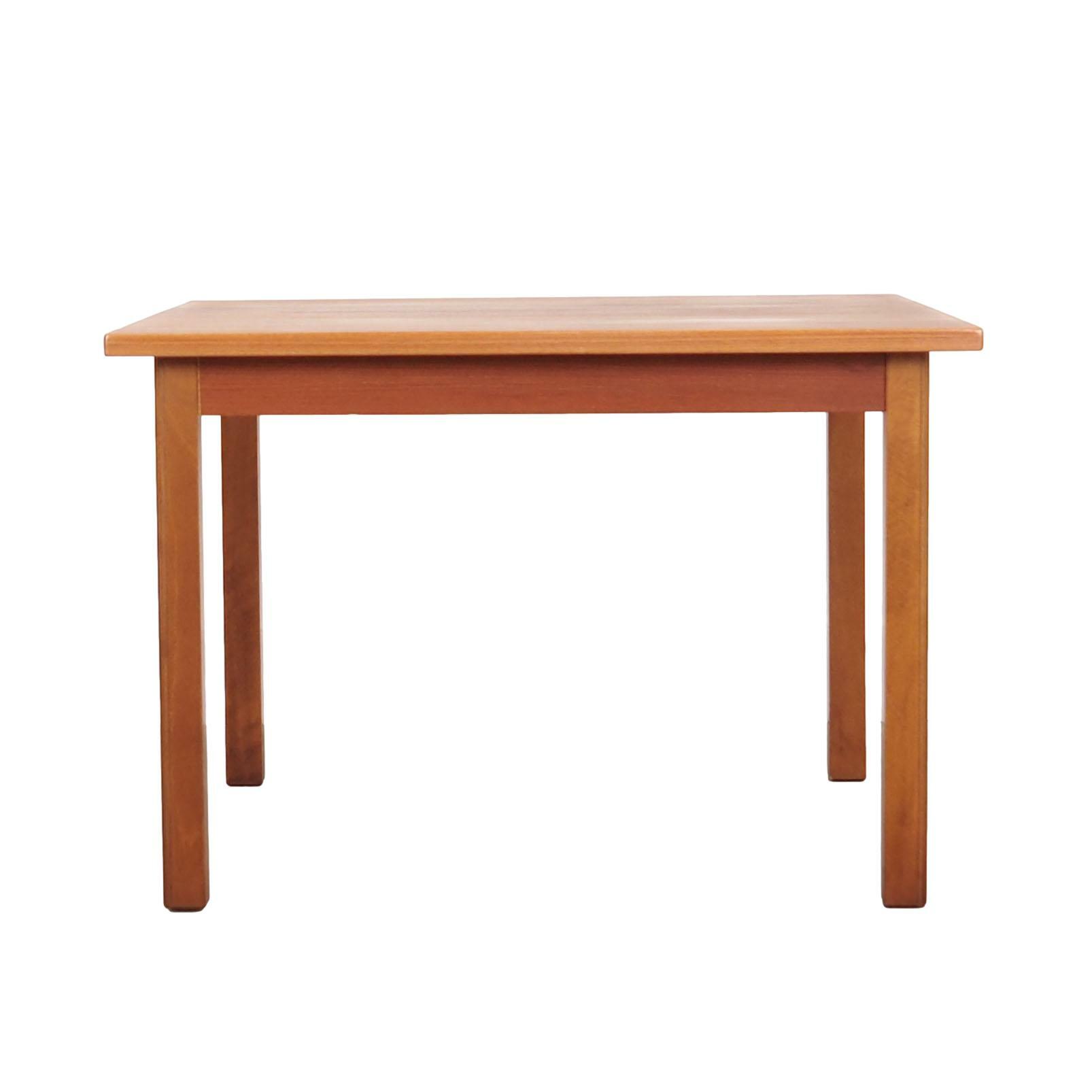 Vintage Coffee Table Teak Wood Brown 1970s 0