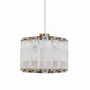 Vintage pendant lamp Metal Plastic White 1970s 0