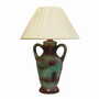 Vintage ceramic lamp, multicolored, 1970s 0