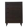 Vintage chest of drawers Oak wood Brown 1970s 0
