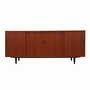 Vintage Sideboard Teakholz Braun 1970er Jahre 0