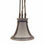 Vintage pendant lamp ceramic grey 1960s 0