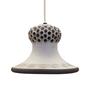 Vintage pendant lamp ceramic white 1960s 0