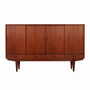Vintage Sideboard Teak Wood Brown 1970s 0