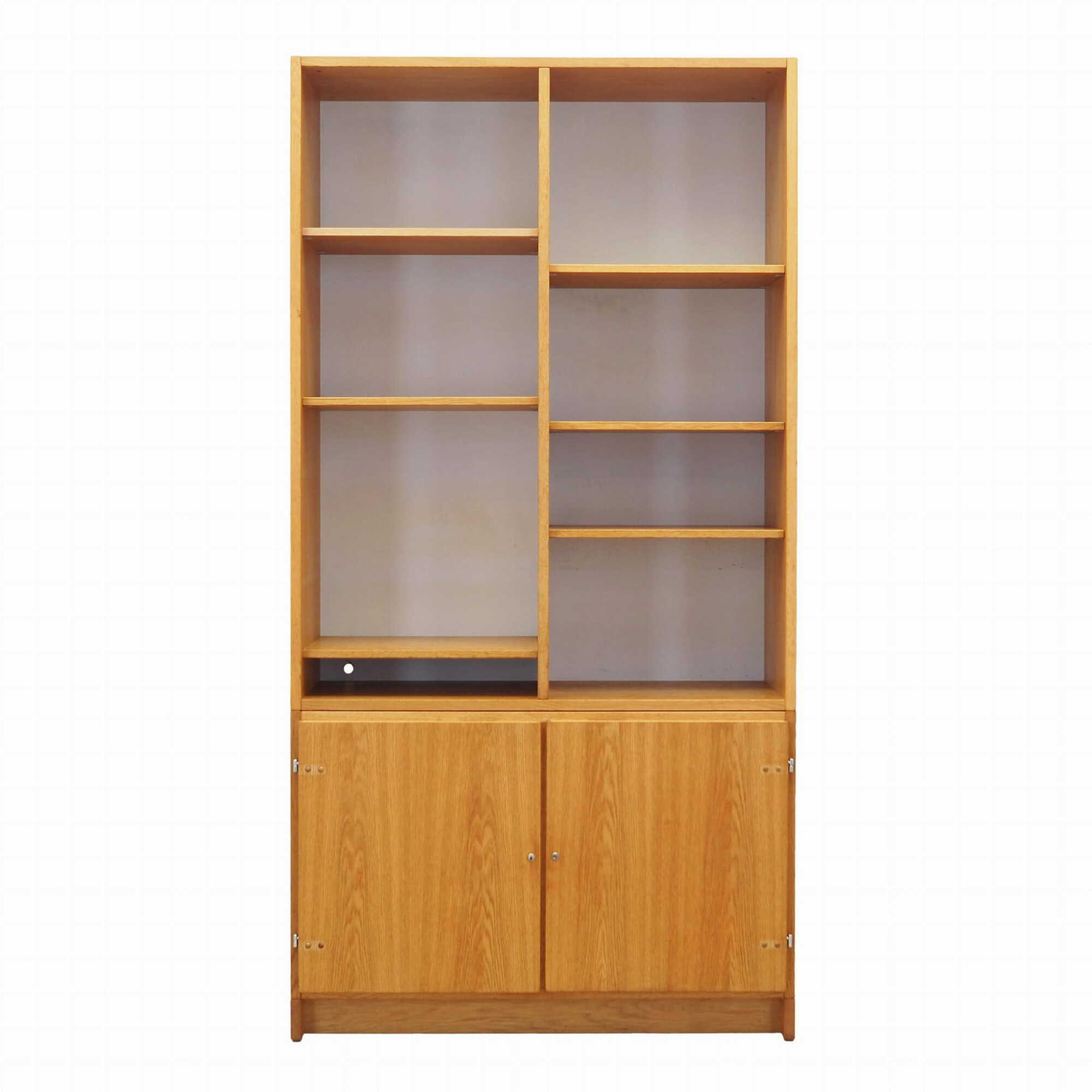 Libreria vintage frassino marrone anni '70 0
