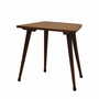 Vintage Stool Teak Brown 1970s 0
